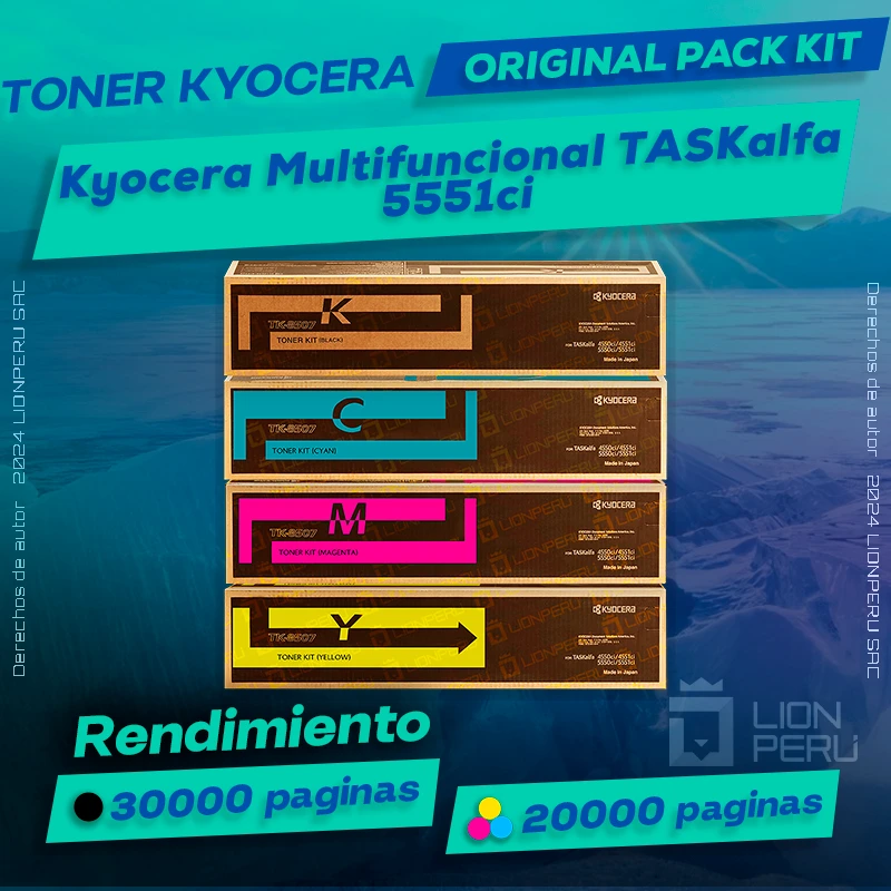 Kyocera 5551ci Toner Multifuncional TASKalfa Orginal