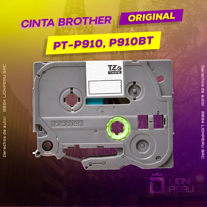 Cinta Brother PT-P910, PT-P910BT Cartridge Rotuladoral, ofrece un rendimiento de Calidad a un super Precio, ingresa y consigue el tuyo… ¡¡YA!!