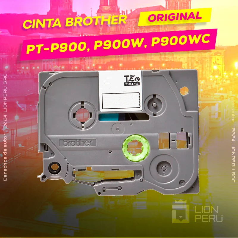 Cinta Brother PT-P900, P900W, P900WC P-Touch Rotuladora, ofrece un rendimiento de Calidad a un super Precio, ingresa y consigue el tuyo… ¡¡YA!!