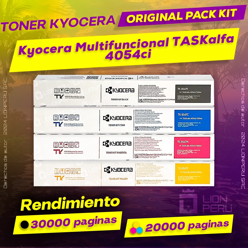 Toner Kyocera 4054ci Multifuncional TASKalfa Cartucho Original