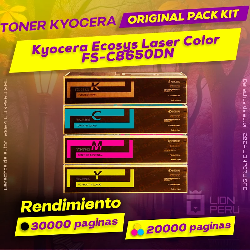Toner Kyocera FS-C8650DN Ecosys Laser Color Original