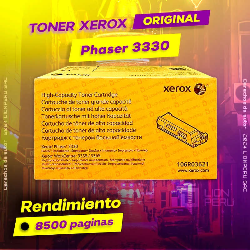 Toner Xerox 3330 Phaser Laser Cartridge Original negro, ofrece un rendimiento de Calidad a un super Precio, ingresa y consigue el tuyo… ¡¡YA!!