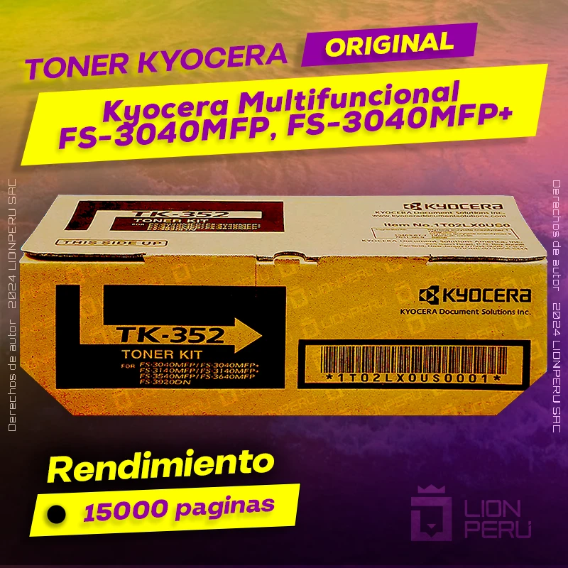 Toner Kyocera FS-3040MFP, FS-3040MFP+ Multifuncional Original