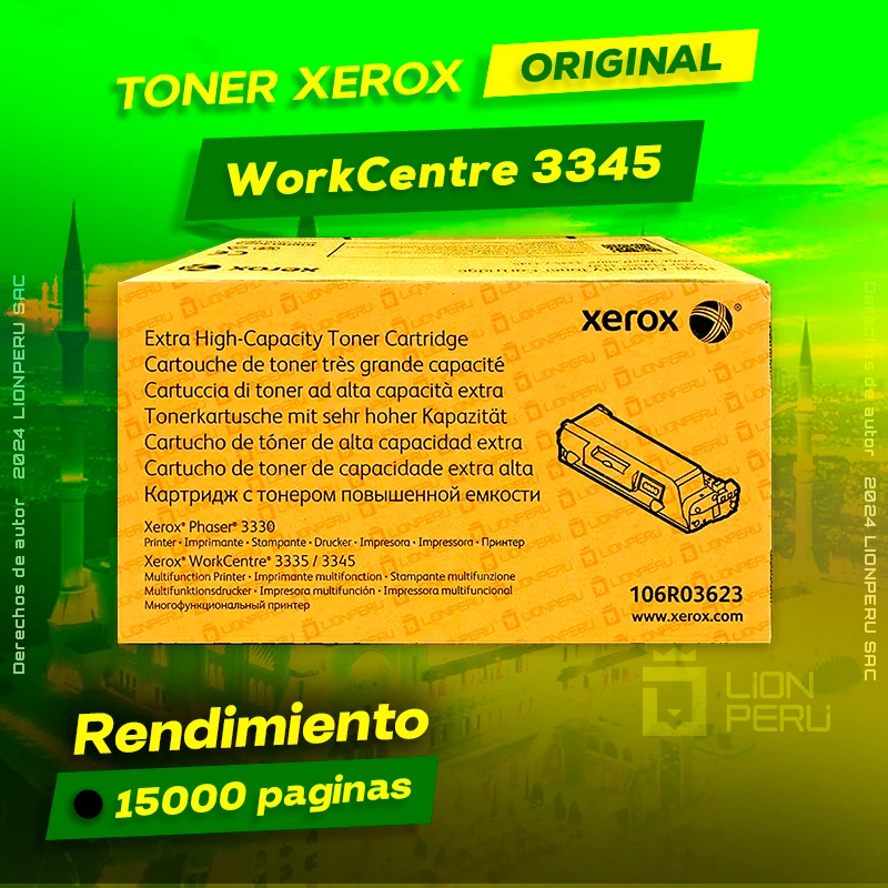 Toner Xerox 3345 WorkCentre Laser Cartridge Original negro, ofrece un rendimiento de Calidad a un super Precio, ingresa y consigue el tuyo… ¡¡YA!!