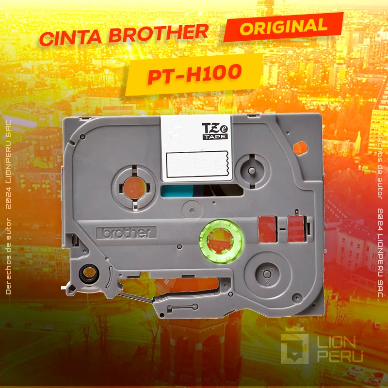 Cinta Brother PT-H100 Cartridge P-Touch Rotuladora, ofrece un rendimiento de Calidad a un super Precio, ingresa y consigue el tuyo… ¡¡YA!!
