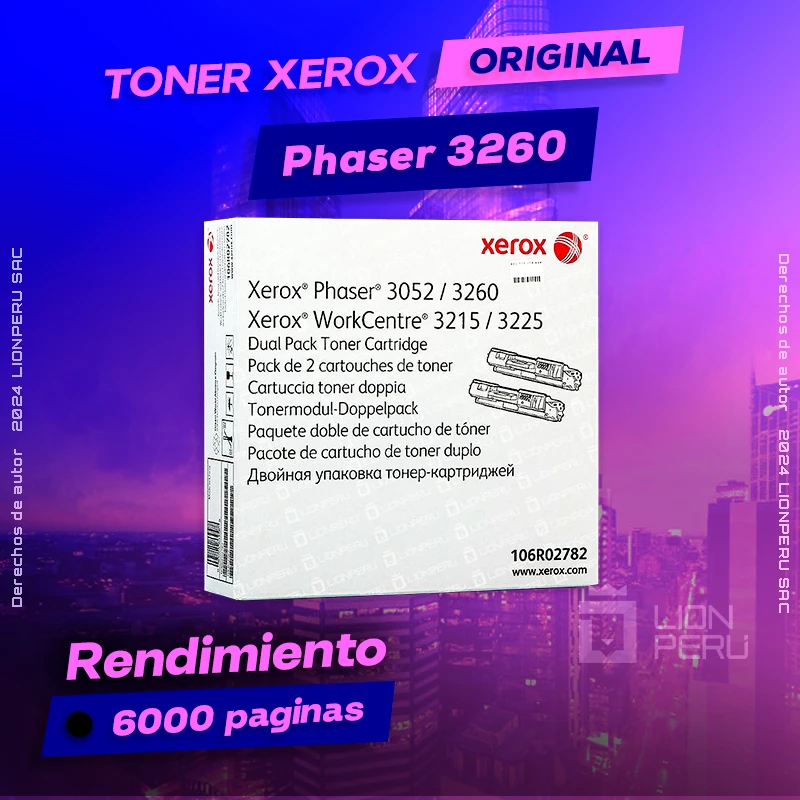 Toner Xerox 3260 Phaser Laser Cartridge Original Negro, ofrece un rendimiento de Calidad a un super Precio, ingresa y consigue el tuyo… ¡¡YA!!