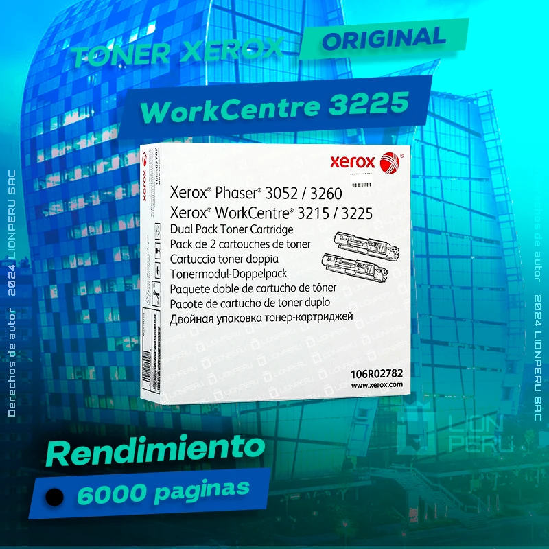 Toner Xerox 3225 WorkCentre Laser Cartucho Original Negro, ofrece un rendimiento de Calidad a un super Precio, ingresa y consigue el tuyo… ¡¡YA!!