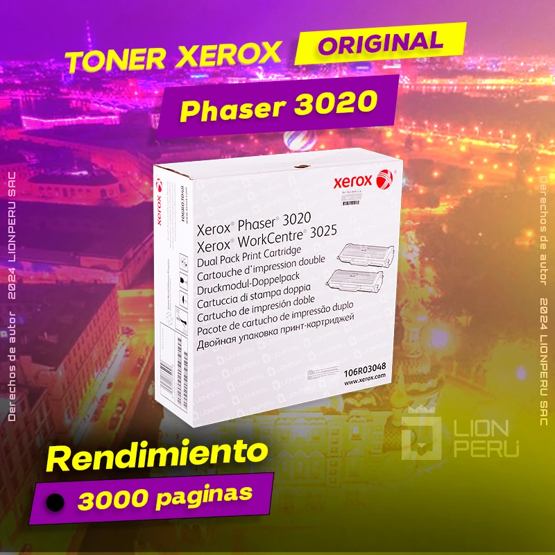 Toner Xerox 3020 Phaser Cartridge Original Negro, ofrece un rendimiento de Calidad a un super Precio, ingresa y consigue el tuyo… ¡¡YA!!