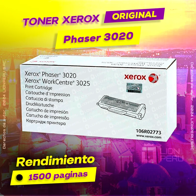 Toner Xerox 3020 Phaser Cartridge Original Negro, ofrece un rendimiento de Calidad a un super Precio, ingresa y consigue el tuyo… ¡¡YA!!