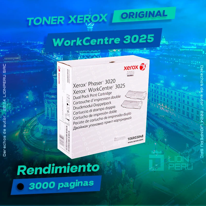 Toner Xerox 3025 WorkCentre Cartucho Original Negro, ofrece un rendimiento de Calidad a un super Precio, ingresa y consigue el tuyo… ¡¡YA!!