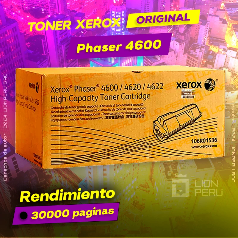Toner Xerox 4600 Phaser Original Cartucho Negro, ofrece un rendimiento de Calidad a un super Precio, ingresa y consigue el tuyo… ¡¡YA!!