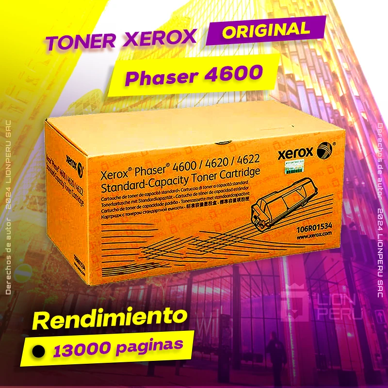 Toner Xerox 4600 Phaser Original Cartucho Negro, ofrece un rendimiento de Calidad a un super Precio, ingresa y consigue el tuyo… ¡¡YA!!