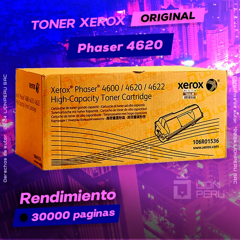 Toner Xerox 4620 Phaser Original Cartucho Negro, ofrece un rendimiento de Calidad a un super Precio, ingresa y consigue el tuyo… ¡¡YA!!