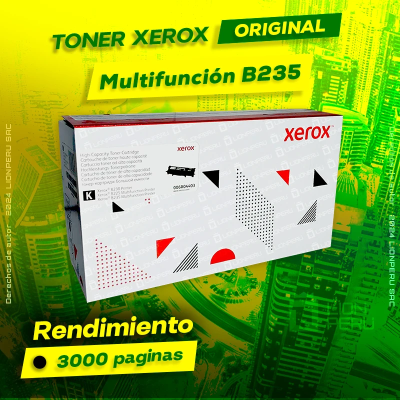 Toner Xerox B235 Laser Original Cartridge Negro, ofrece un rendimiento de Calidad a un super Precio, ingresa y consigue el tuyo… ¡¡YA!!