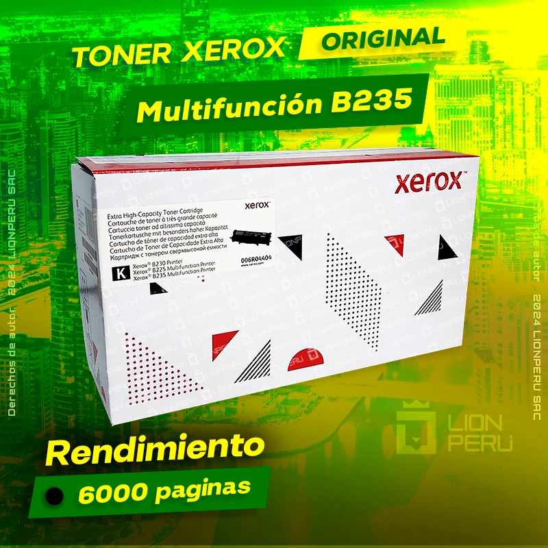 Toner Xerox B235 Laser Original Cartridge Negro, ofrece un rendimiento de Calidad a un super Precio, ingresa y consigue el tuyo… ¡¡YA!!