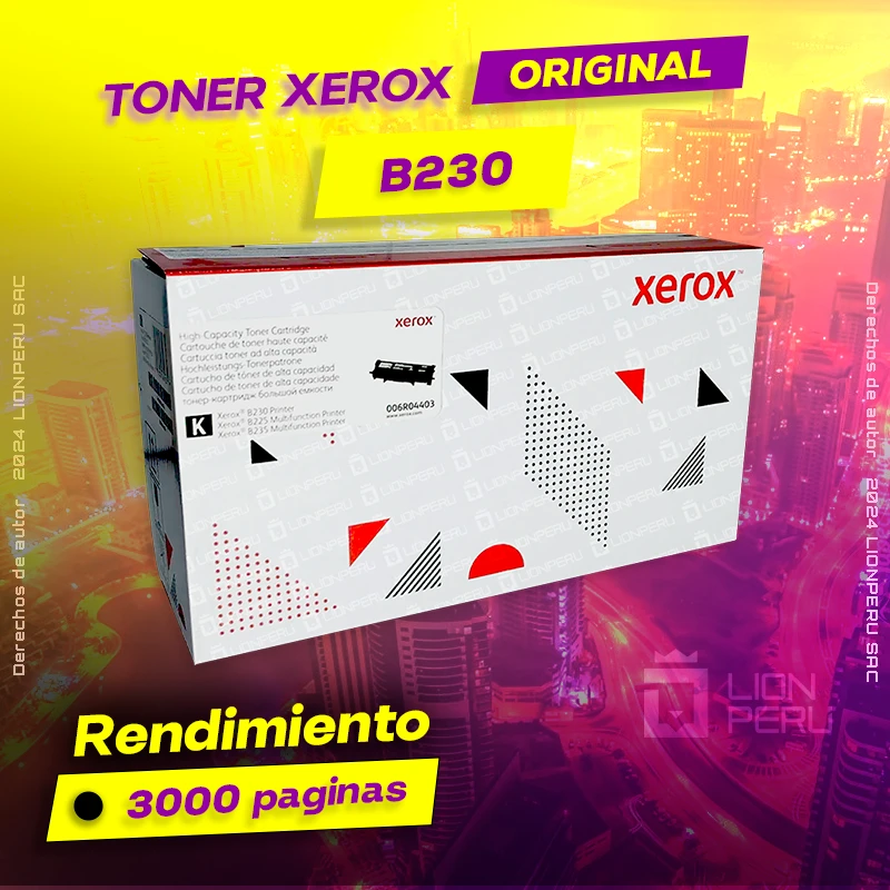Toner Xerox B230 Laser Original Cartridge Negro, ofrece un rendimiento de Calidad a un super Precio, ingresa y consigue el tuyo… ¡¡YA!!