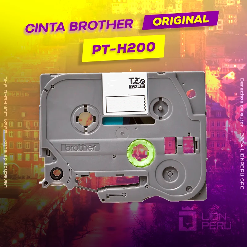 Cinta Brother PT-H200 Cartridge P-Touch Rotuladora, ofrece un rendimiento de Calidad a un super Precio, ingresa y consigue el tuyo… ¡¡YA!!