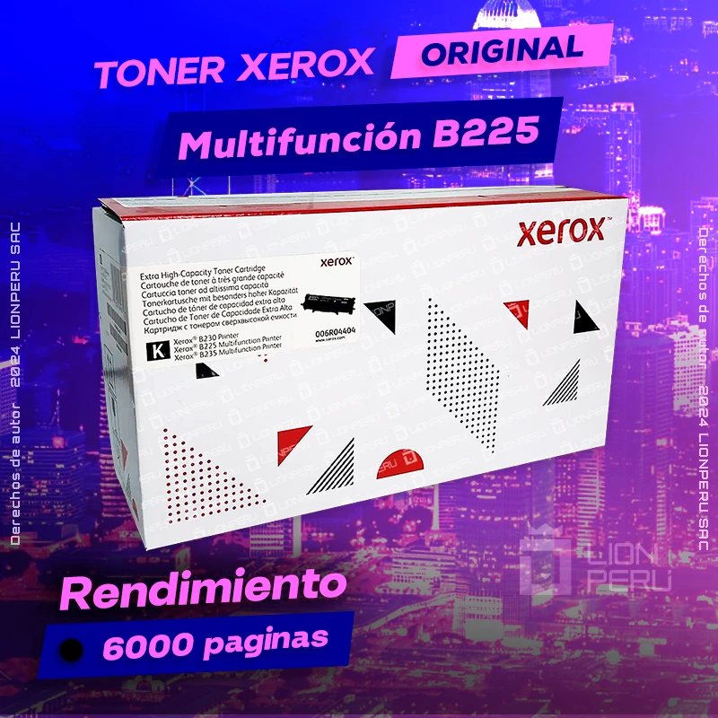 Toner Xerox B225 Laser Original Cartridge Negro, ofrece un rendimiento de Calidad a un super Precio, ingresa y consigue el tuyo… ¡¡YA!!