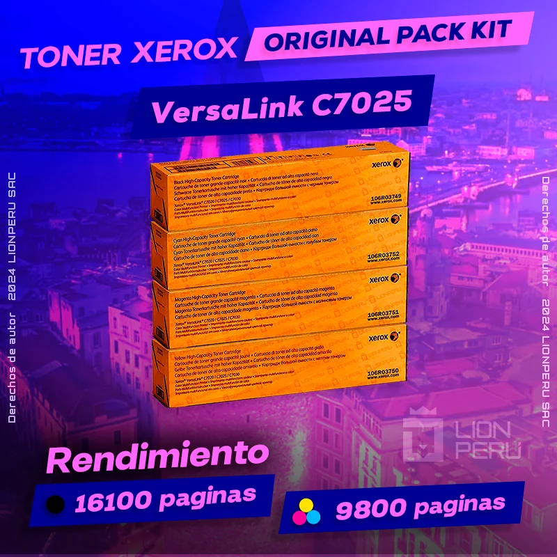 Toner Xerox C7025 VersaLink Laser Cartridge Original negro, ofrece un rendimiento de Calidad a un super Precio, ingresa y consigue el tuyo… ¡¡YA!!