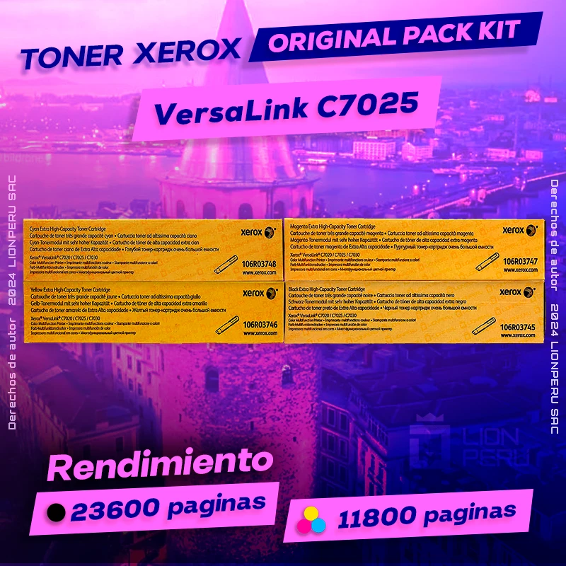 Toner Xerox C7025 VersaLink Laser Cartridge Original negro, ofrece un rendimiento de Calidad a un super Precio, ingresa y consigue el tuyo… ¡¡YA!!