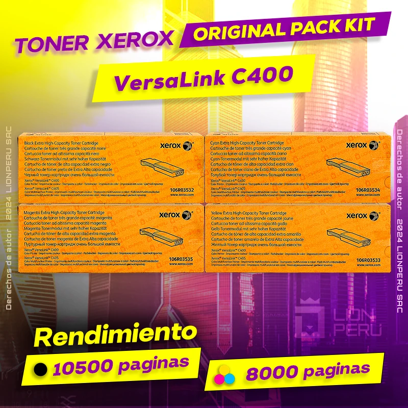 Toner Xerox C400 VersaLink CMYK Cartucho Original negro, ofrece un rendimiento de Calidad a un super Precio, ingresa y consigue el tuyo… ¡¡YA!!