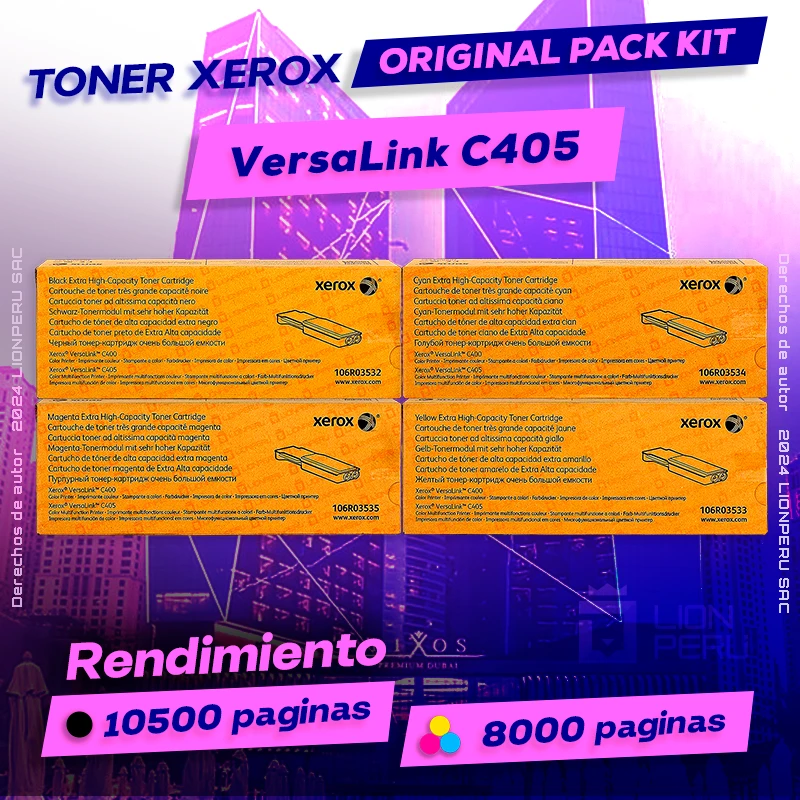 Toner Xerox C405 VersaLink CMYK Cartucho Original negro, ofrece un rendimiento de Calidad a un super Precio, ingresa y consigue el tuyo… ¡¡YA!!