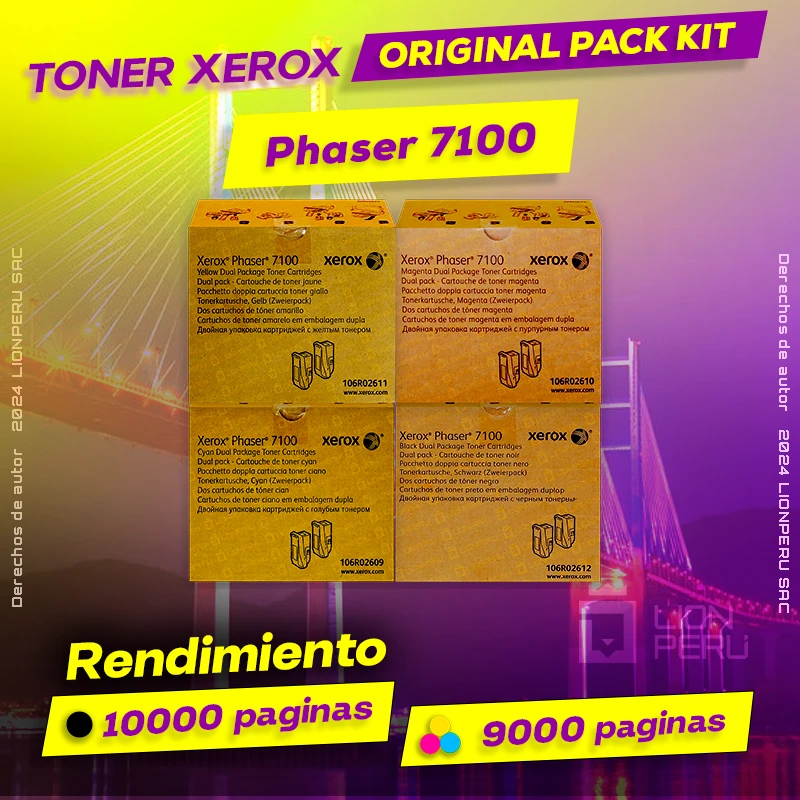 Toner Xerox 7100 Phaser Laser Cartridges Original negro, ofrece un rendimiento de Calidad a un super Precio, ingresa y consigue el tuyo… ¡¡YA!!