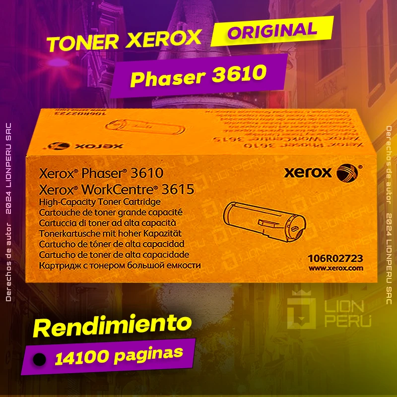 Toner Xerox 3610 Phaser CMYK Cartridge Original negro, ofrece un rendimiento de Calidad a un super Precio, ingresa y consigue el tuyo… ¡¡YA!!