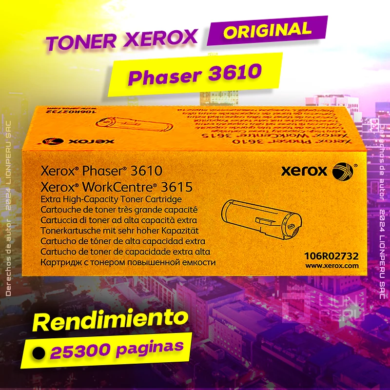 Toner Xerox 3610 Phaser CMYK Cartridge Original negro, ofrece un rendimiento de Calidad a un super Precio, ingresa y consigue el tuyo… ¡¡YA!!