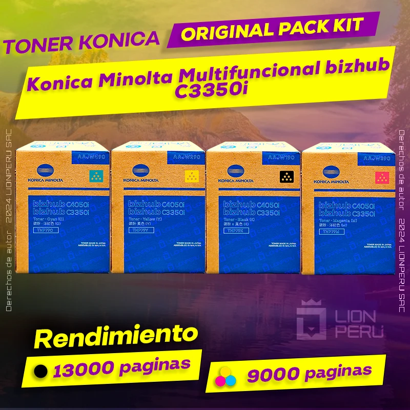 Toner Konica Minolta C3350i Multifuncional bizhub Original