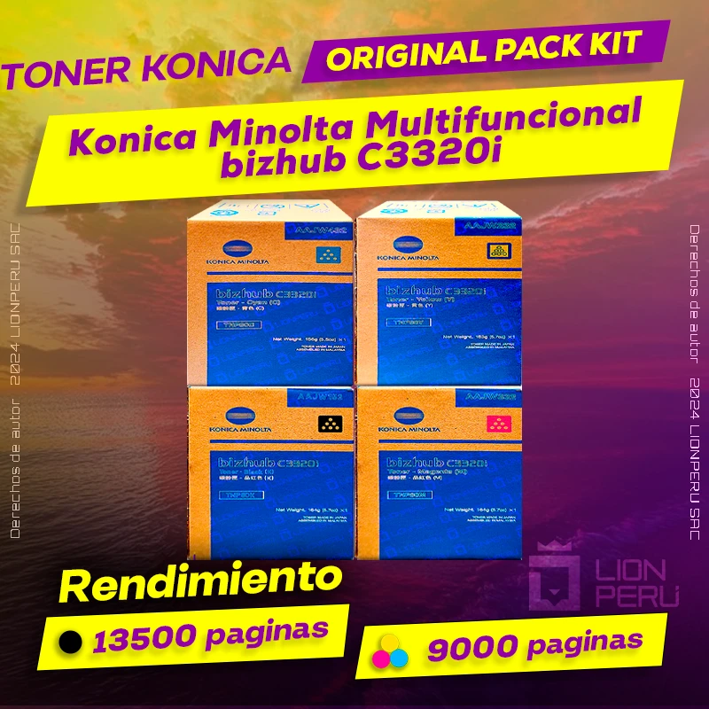 Toner Konica Minolta C3320i Multifuncional bizhub Original