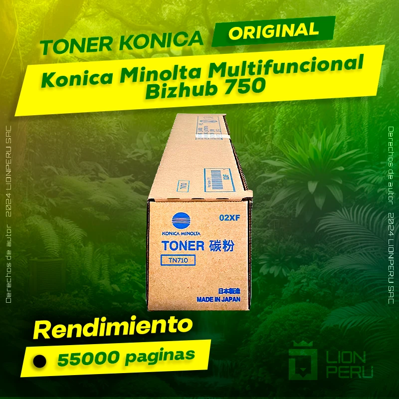 Toner Konica Minolta Bizhub 750 Multifuncional Original