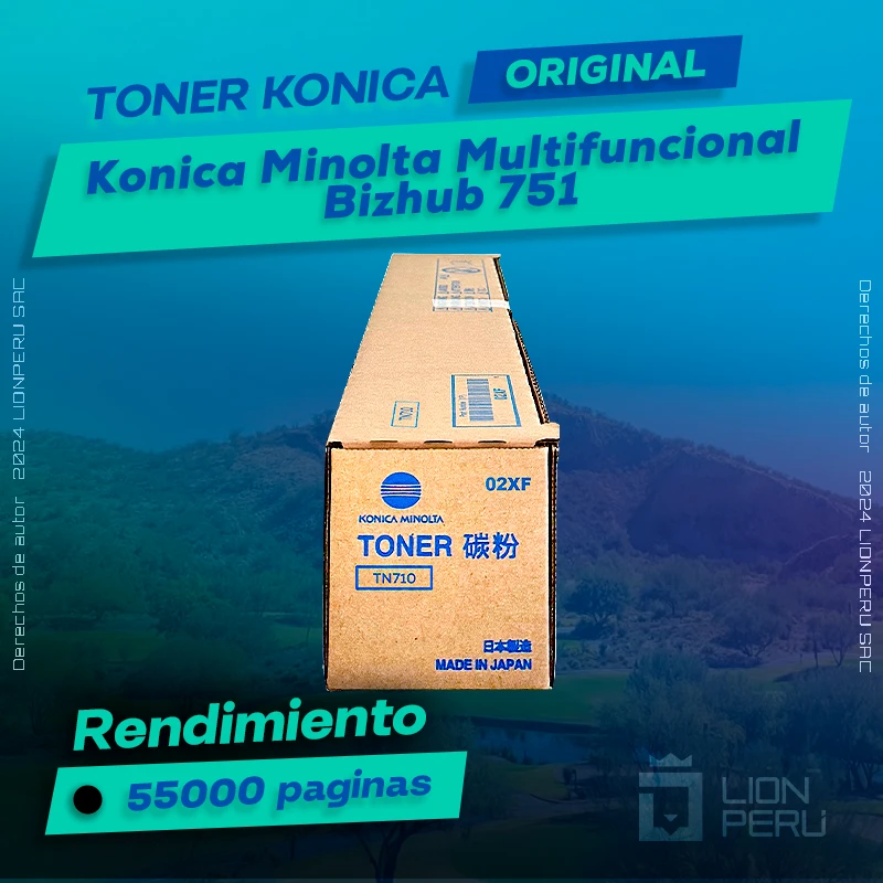 Toner Konica Minolta Bizhub 751 Multifuncional Original