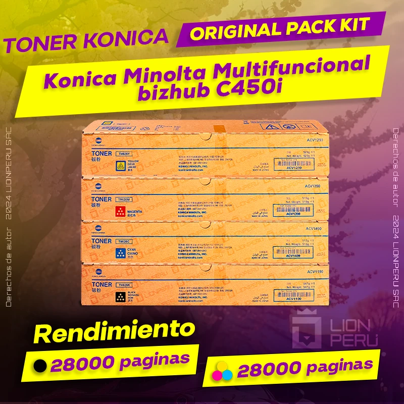 Konica Minolta bizhub C450i Toner Multifuncional Original