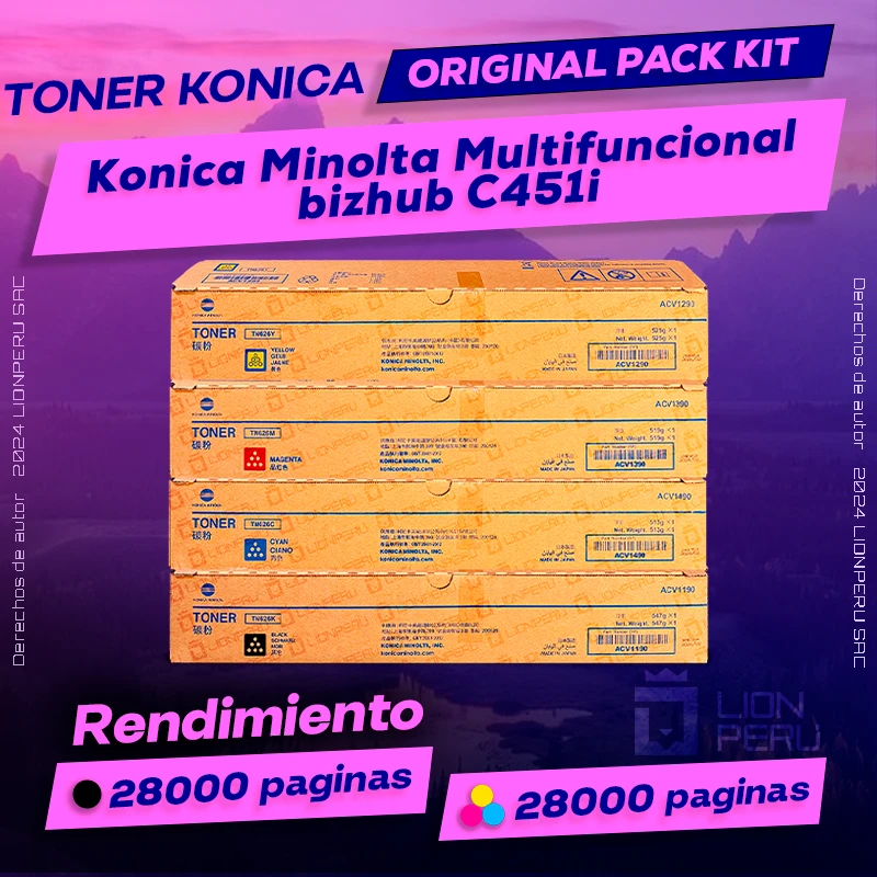 Konica Minolta bizhub C451i Toner Multifuncional Original
