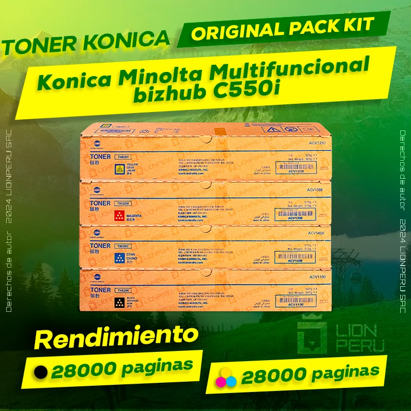 Konica Minolta bizhub C550i Toner Multifuncional Original