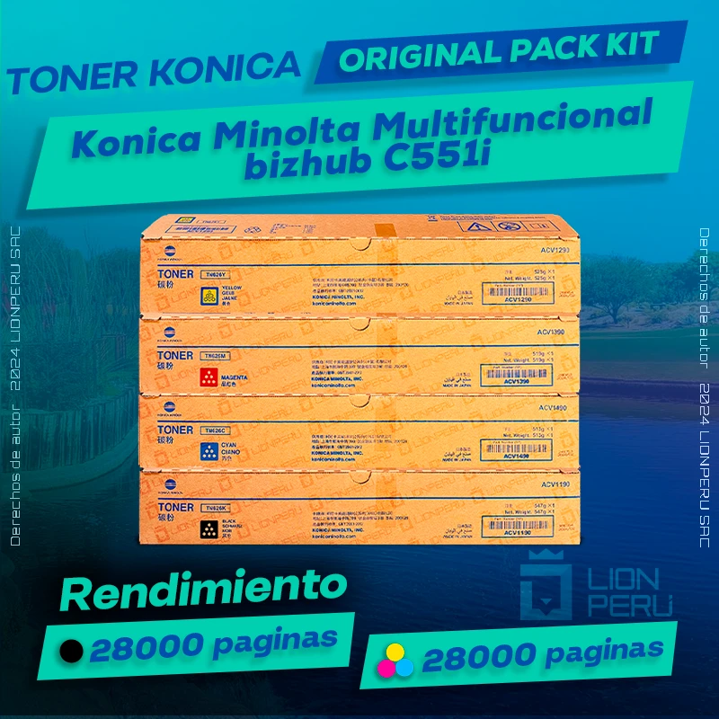 Konica Minolta bizhub C551i Toner Multifuncional Original