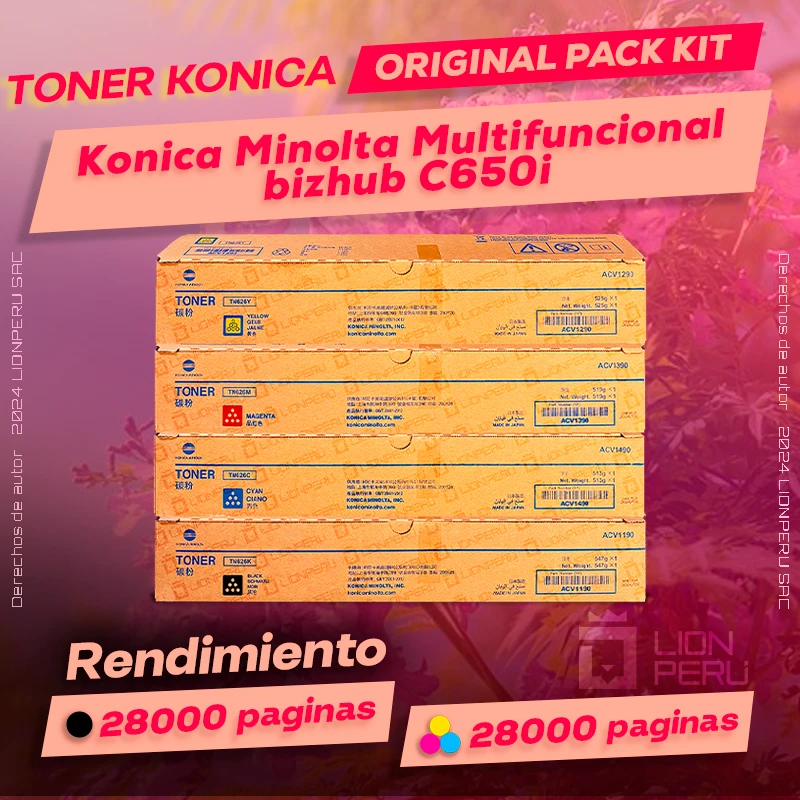 Konica Minolta bizhub C650i Toner Multifuncional Original