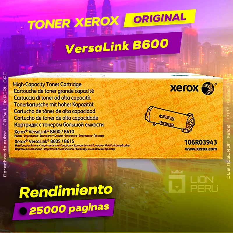 Toner Xerox B600 Versalink Cartridge Original Negro negro, ofrece un rendimiento de Calidad a un super Precio, ingresa y consigue el tuyo… ¡¡YA!!