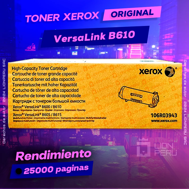 Toner Xerox B610 Versalink Cartucho Original Negro negro, ofrece un rendimiento de Calidad a un super Precio, ingresa y consigue el tuyo… ¡¡YA!!