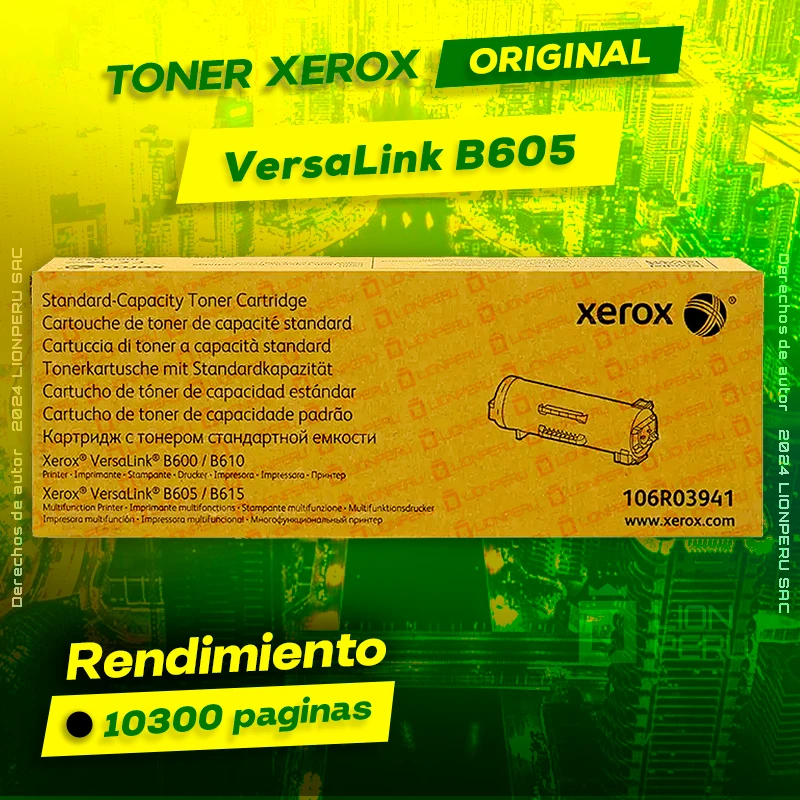 Toner Xerox B605 Versalink Cartridge Original negro, ofrece un rendimiento de Calidad a un super Precio, ingresa y consigue el tuyo… ¡¡YA!!
