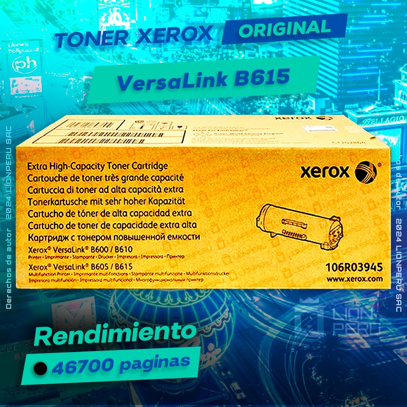 Toner Xerox B615 Versalink Cartucho Original Negro, ofrece un rendimiento de Calidad a un super Precio, ingresa y consigue el tuyo… ¡¡YA!!