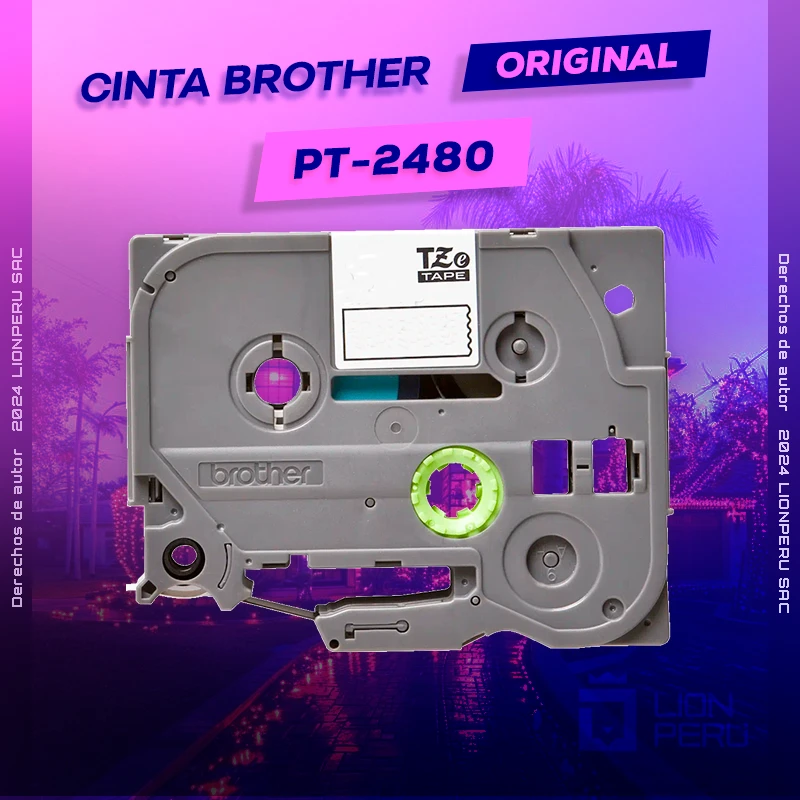 Cinta Brother PT-2480 Cartridge P-Touch Rotuladora, ofrece un rendimiento de Calidad a un super Precio, ingresa y consigue el tuyo… ¡¡YA!!