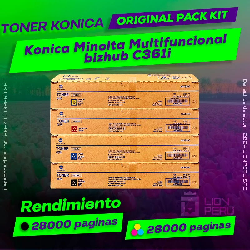 Toner Konica Minolta C361i Multifuncional bizhub Original