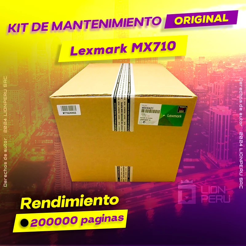 Kit de Mantenimiento Lexmark MX710 Original Negro, ofrece un rendimiento de Calidad a un super Precio, ingresa y consigue el tuyo… ¡¡YA!!