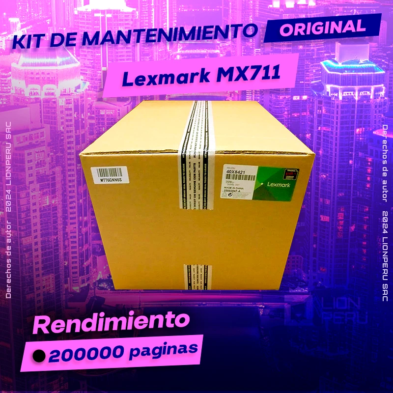 Kit de Mantenimiento Lexmark MX711 Original Negro, ofrece un rendimiento de Calidad a un super Precio, ingresa y consigue el tuyo… ¡¡YA!!