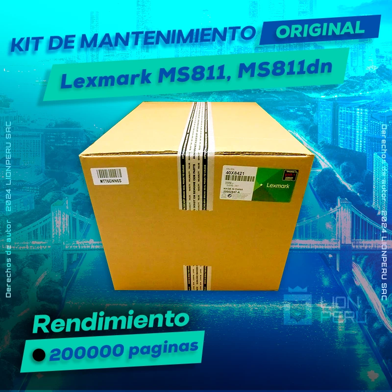 Kit de Mantenimiento Lexmark MS811, MS811dn Original Negro, ofrece un rendimiento de Calidad a un super Precio, ingresa y consigue el tuyo… ¡¡YA!!