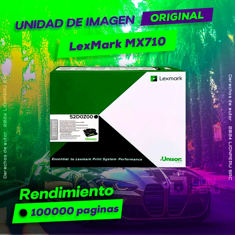 Unidad de Imagen LexMark MX710 Imaging Original Negro, ofrece un rendimiento de Calidad a un super Precio, ingresa y consigue el tuyo… ¡¡YA!!