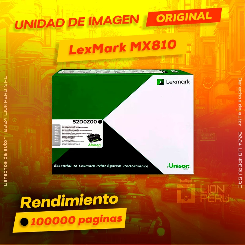 Unidad de Imagen LexMark MX810 Imaging Original Negro, ofrece un rendimiento de Calidad a un super Precio, ingresa y consigue el tuyo… ¡¡YA!!