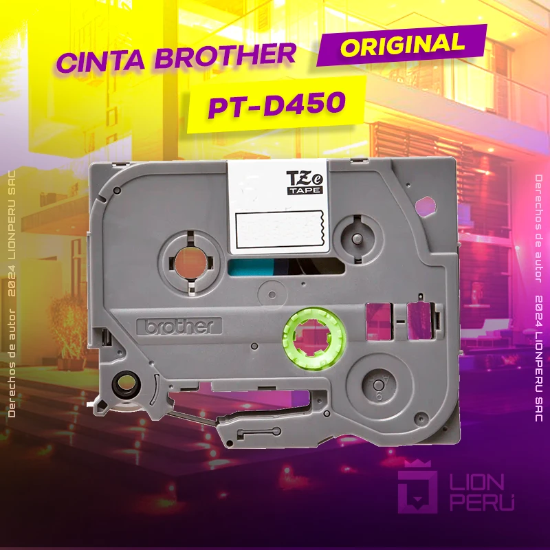 Cinta Brother PT-D450 Cartridge P-Touch Rotuladora, ofrece un rendimiento de Calidad a un super Precio, ingresa y consigue el tuyo… ¡¡YA!!